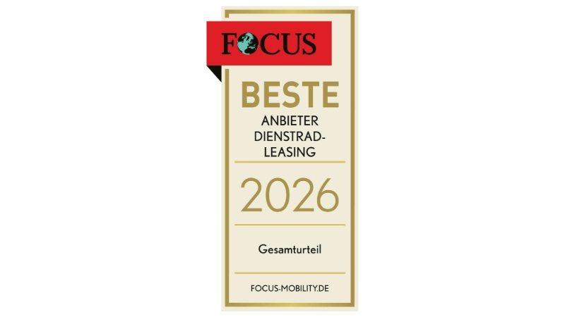 FOCUS Beste Anbieter Dienstradleasing 2026 Gesamturteil FOCUS Beste Anbieter Dienstradleasing 2026 Gesamturteil